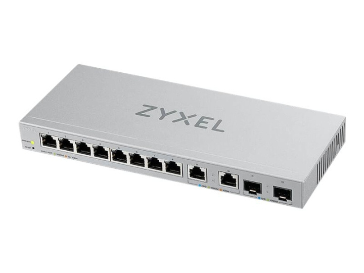 ZyXEL XGS1210-12 Switch 12-port 2.5 Gigabit Ethernet ryhmässä TIETOKOONET & TARVIKKEET / Verkko / Kytkimet / 10/100/1000Mbps @ TP E-commerce Nordic AB (C67280)