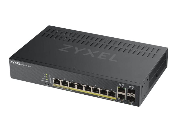 ZyXEL GS1920-8HPv2 Switch 8-port Gigabit PoE+ ryhmässä TIETOKOONET & TARVIKKEET / Verkko / Kytkimet @ TP E-commerce Nordic AB (C67296)