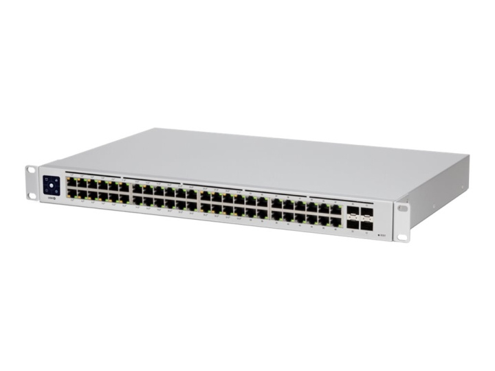 Ubiquiti UniFi Switch USW-48-POE Switch 48-port Gigabit PoE+ ryhmässä TIETOKOONET & TARVIKKEET / Verkko / Kytkimet @ TP E-commerce Nordic AB (C67425)