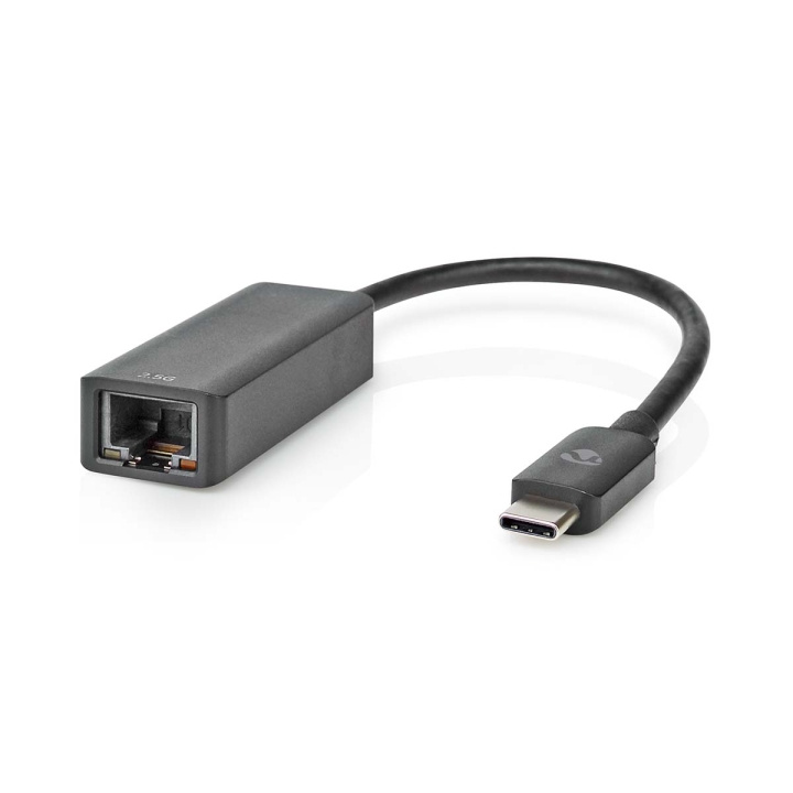 Nedis USB-verkkosovitin | USB 3.2 Gen 1 | 2.5 Gbps | USB-C™ Uros | RJ45 Naaras | 0.20 m | Pyöreä | Niklattu | Tinattu Kupari | Musta | Laatikko ryhmässä TIETOKOONET & TARVIKKEET / Verkko / Verkkokortti / USB @ TP E-commerce Nordic AB (C67504)