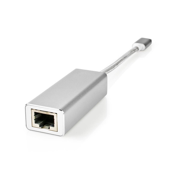 Nedis USB-verkkosovitin | USB 3.2 Gen 1 | 1 Gbps | USB-C™ Uros | RJ45 Naaras | 0.20 m | Pyöreä | Kullattu | Tinattu Kupari | Hopea | Laatikko kannella ja ikkunalla ryhmässä TIETOKOONET & TARVIKKEET / Verkko / Verkkokortti / USB @ TP E-commerce Nordic AB (C67515)