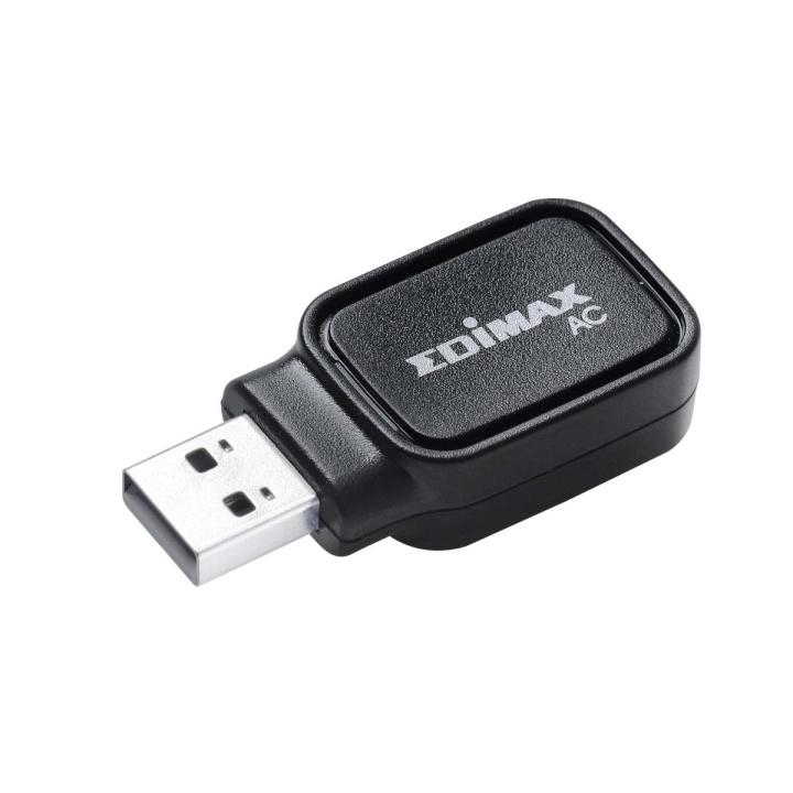 Edimax AC600 Wi-Fi Dual-Band Directional High Gain USB Adapter ryhmässä TIETOKOONET & TARVIKKEET / Verkko / Verkkokortti / Langaton USB @ TP E-commerce Nordic AB (C67586)