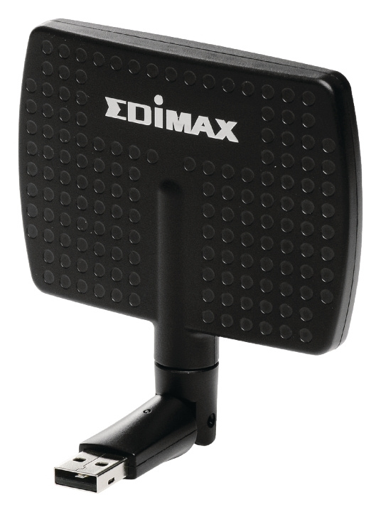 Edimax Langaton USB-sovitin AC600 2.4/5 GHz (Dual Band) Musta ryhmässä TIETOKOONET & TARVIKKEET / Verkko / Verkkokortti / Langaton USB @ TP E-commerce Nordic AB (C67587)