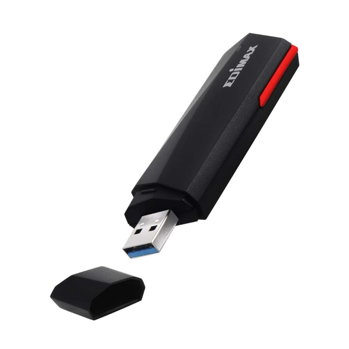 Edimax AX1800 Wi-Fi 6 Dual-Band USB 3.0 Adapter ryhmässä TIETOKOONET & TARVIKKEET / Verkko / Verkkokortti / Langaton USB @ TP E-commerce Nordic AB (C67589)