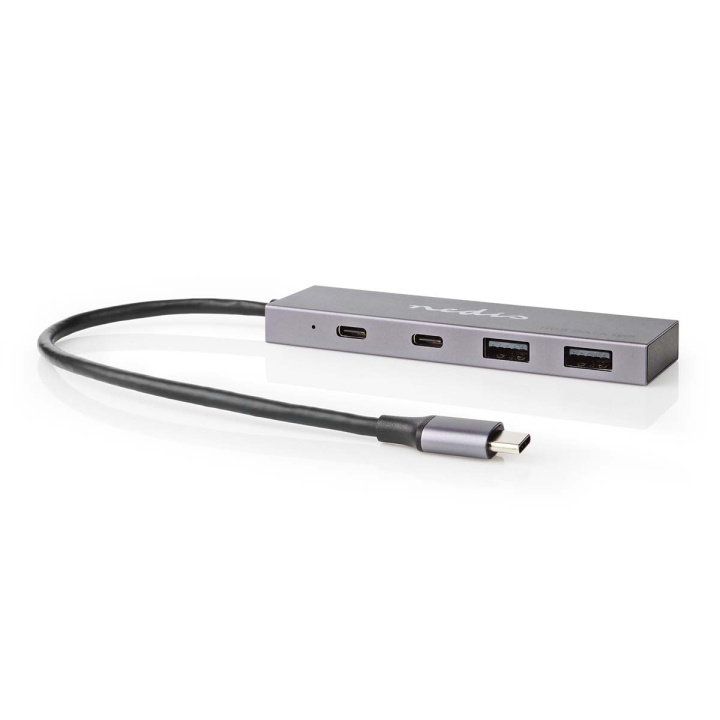 Nedis USB-keskitin | 1x USB-C™ 3.2 Gen 2 Male | 2x USB-A 3.2 Gen 2 Female / 2x USB-C™ 3.2 Gen 2 Female | 4-Porttinen port(s) | USB 3.2 Gen 2 | USB Virta | 10 Gbps ryhmässä TIETOKOONET & TARVIKKEET / Tietokonetarvikkeet / USB-telakat @ TP E-commerce Nordic AB (C67614)