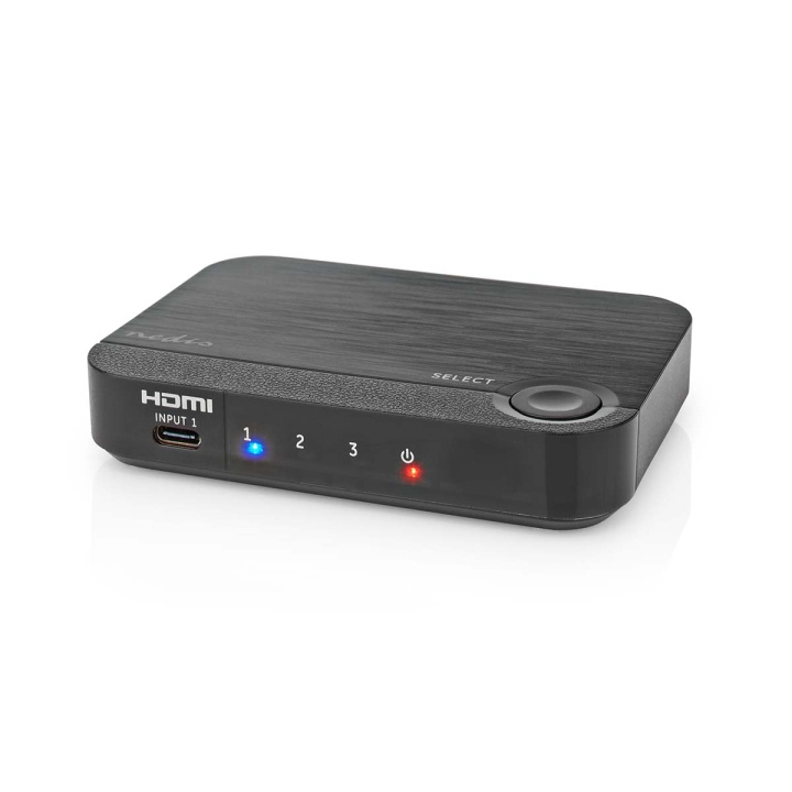 Nedis HDMI ™ Muunnin | 1x USB-C™ / 2x HDMI™ tuloliitäntä | 1x HDMI™ lähtö | Yksisuuntainen | 4K@60Hz | 18 Gbps | ABS-Muovi | Antrasiitti ryhmässä KODINELEKTRONIIKKA / Kaapelit & Sovittimet / HDMI / Sovittimet @ TP E-commerce Nordic AB (C67616)