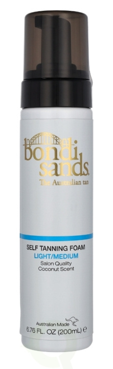 Bondi Sands Self Tanning Foam 200 ml Light/Medium ryhmässä KAUNEUS JA TERVEYS / Ihonhoito / Rusketus / Itseruskettava @ TP E-commerce Nordic AB (C67719)