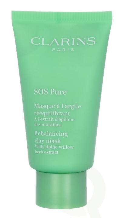 Clarins SOS Pure Rebalancing Clay Mask 75 ml ryhmässä KAUNEUS JA TERVEYS / Ihonhoito / Kasvot / Naamiot @ TP E-commerce Nordic AB (C67740)