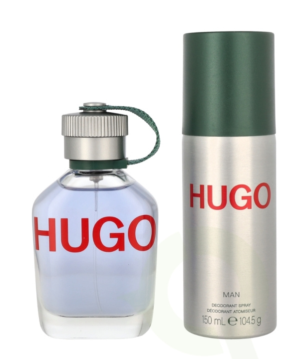 Hugo Boss Hugo Man Giftset 225 ml Edt Spray 75ml/Deo Spray 150ml ryhmässä KAUNEUS JA TERVEYS / Lahjapakkaukset / Miesten lahjapakkaukset @ TP E-commerce Nordic AB (C67773)