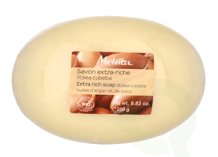 Melvita Extra Rich Soap 250 g With Argan Oil & Coconut ryhmässä KAUNEUS JA TERVEYS / Ihonhoito / Kehon hoito / Käsisaippua @ TP E-commerce Nordic AB (C67785)