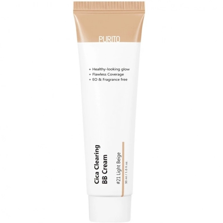 Purito Cica Clearing BB Cream #21 Light Beige 30ml ryhmässä KAUNEUS JA TERVEYS / Meikit / Meikit Kasvot / CC/BB Voiteet @ TP E-commerce Nordic AB (C67821)