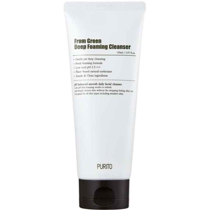 Purito From Green Deep Foaming Cleanser 150ml ryhmässä KAUNEUS JA TERVEYS / Ihonhoito / Kasvot / Puhdistus @ TP E-commerce Nordic AB (C67823)