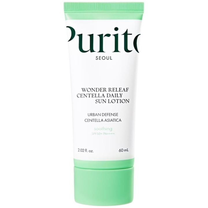 Purito Wonder Releaf Centella Daily Sun Lotion SPF50 60ml ryhmässä KAUNEUS JA TERVEYS / Ihonhoito / Rusketus / Aurinkosuoja @ TP E-commerce Nordic AB (C67828)