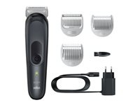 Braun Gray/Black Body Trimmer BG3340 ryhmässä KAUNEUS JA TERVEYS / Hiukset &Stailaus / Sheivaus ja trimmaus / Kehon trimmerit @ TP E-commerce Nordic AB (C67835)