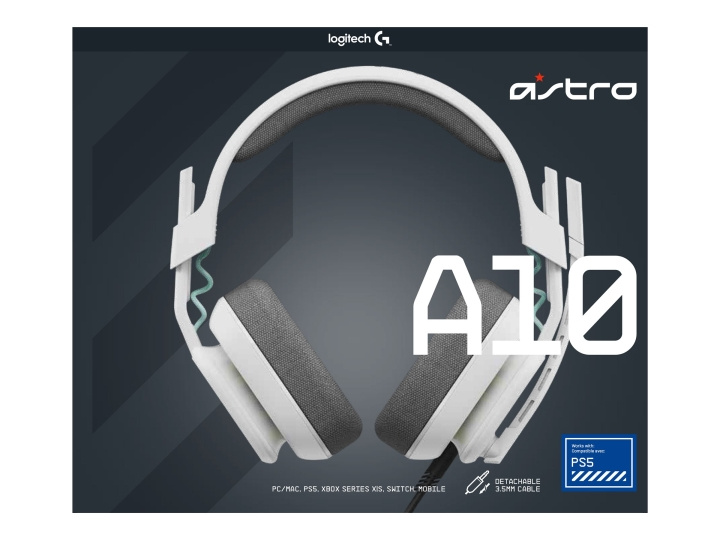 Astro Gaming A10 Gen 2 Kabelheadset Vit ryhmässä TIETOKOONET & TARVIKKEET / GAMING / Kuulokkeet @ TP E-commerce Nordic AB (C67837)