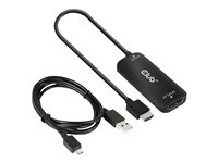 Club 3D Video Cable Pack DisplayPort / HDMI / USB Black ryhmässä KODINELEKTRONIIKKA / Kaapelit & Sovittimet / HDMI / Sovittimet @ TP E-commerce Nordic AB (C67843)