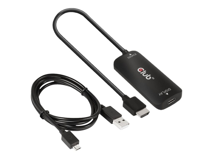 Club 3D Videoadapter 26cm ryhmässä KODINELEKTRONIIKKA / Kaapelit & Sovittimet / HDMI / Sovittimet @ TP E-commerce Nordic AB (C67844)