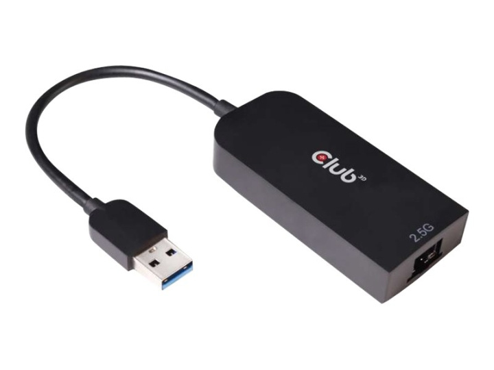 Club 3D nätverksadapter USB 3.2 Gen 1 2,5 Gbps kabeldragning ryhmässä TIETOKOONET & TARVIKKEET / Kaapelit & Sovittimet / Verkko / Sovittimet & Liittimet @ TP E-commerce Nordic AB (C67894)