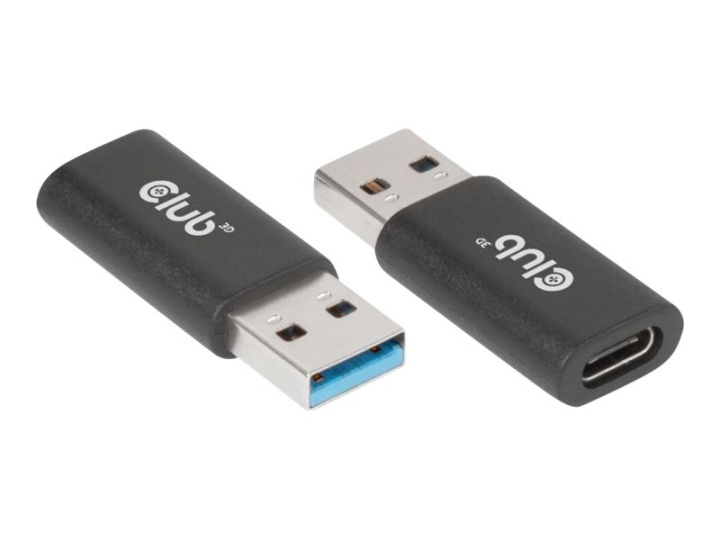 Club 3D USB 3.2 Gen 1 USB-C-adapter Svart ryhmässä TIETOKOONET & TARVIKKEET / Verkko / Verkkokortti / Langaton USB @ TP E-commerce Nordic AB (C67908)