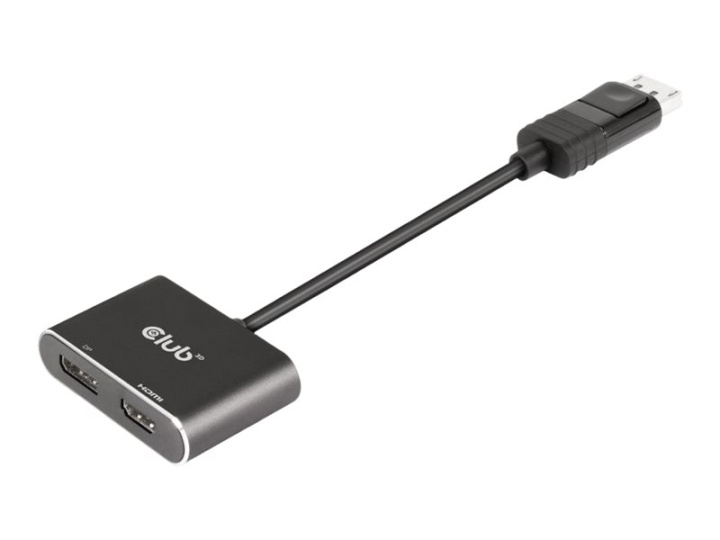 Club 3D Videoadapter 20cm ryhmässä TIETOKOONET & TARVIKKEET / Kaapelit & Sovittimet / DisplayPort / Sovittimet @ TP E-commerce Nordic AB (C67912)