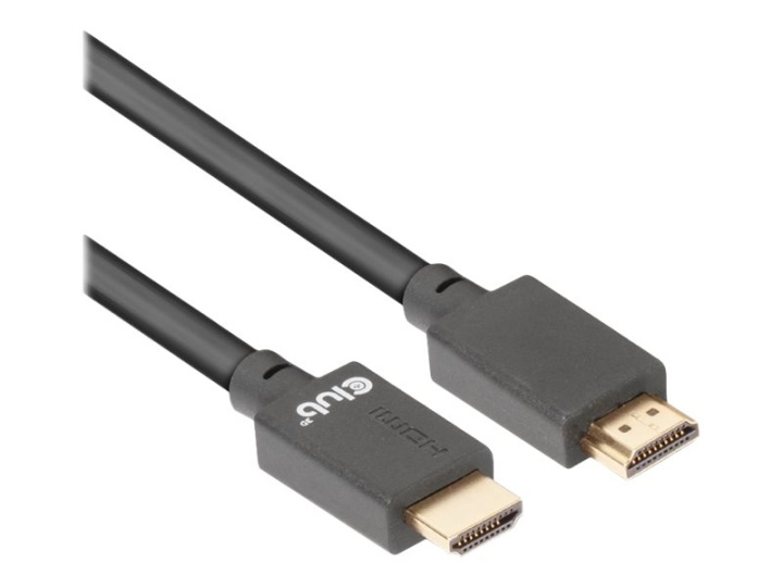 Club 3D HDMI hane -> HDMI hane 5 m Svart ryhmässä KODINELEKTRONIIKKA / Kaapelit & Sovittimet / HDMI / Kaapelit @ TP E-commerce Nordic AB (C67918)