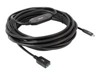 Club 3D USB 3.1 Gen 1 USB Type-C-kabel 10 m svart ryhmässä TIETOKOONET & TARVIKKEET / Kaapelit & Sovittimet / USB / USB-C @ TP E-commerce Nordic AB (C67927)