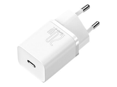 Baseus Power Supply Adapter 20Watt Power 2-pin ryhmässä ÄLYPUHELIMET JA TABLETIT / Laturit & Kaapelit / Seinälaturi / Seinälaturi Type C @ TP E-commerce Nordic AB (C67962)