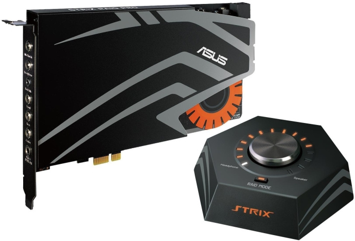 ASUS STRIX RAID PRO -äänikortti/kuulokevahvistin PCI-e-väylään ryhmässä TIETOKOONET & TARVIKKEET / Tietokoneen komponentit / Äänikortit @ TP E-commerce Nordic AB (C68252)