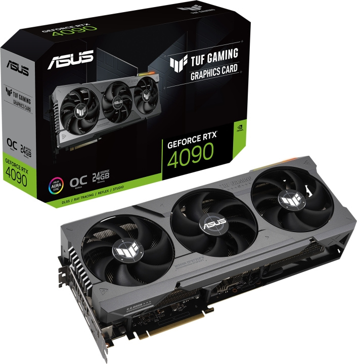 ASUS GeForce TUF-RTX4090-O24G-GAMING -näytönohjain ryhmässä TIETOKOONET & TARVIKKEET / Tietokoneen komponentit / Näytönohjaimet @ TP E-commerce Nordic AB (C68381)