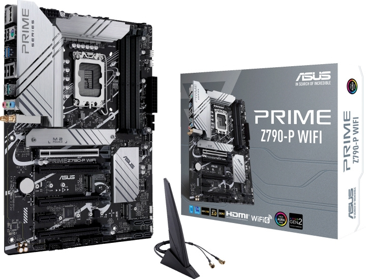 ASUS PRIME Z790-P WIFI ATX -emolevy ryhmässä TIETOKOONET & TARVIKKEET / Tietokoneen komponentit / Emolevyt @ TP E-commerce Nordic AB (C68390)