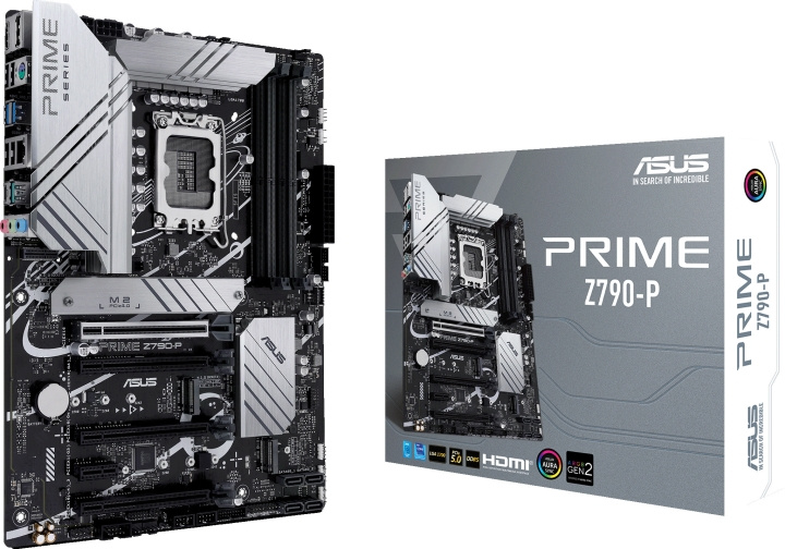 ASUS PRIME Z790-P ATX -emolevy ryhmässä TIETOKOONET & TARVIKKEET / Tietokoneen komponentit / Emolevyt @ TP E-commerce Nordic AB (C68391)