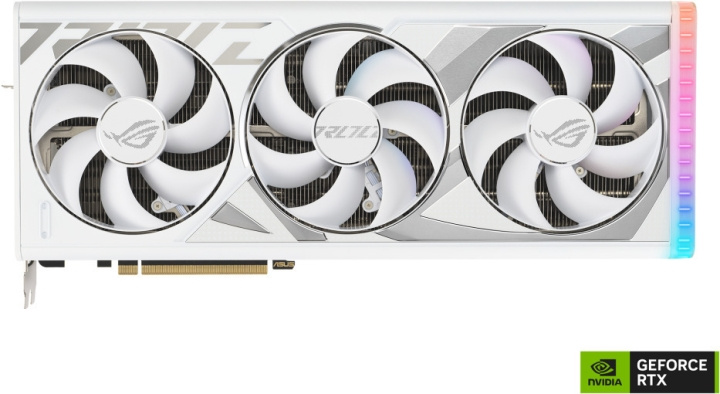 ASUS GeForce ROG-STRIX-RTX4090-24G-WHITE -näytönohjain, valkoinen ryhmässä TIETOKOONET & TARVIKKEET / Tietokoneen komponentit / Näytönohjaimet @ TP E-commerce Nordic AB (C68458)