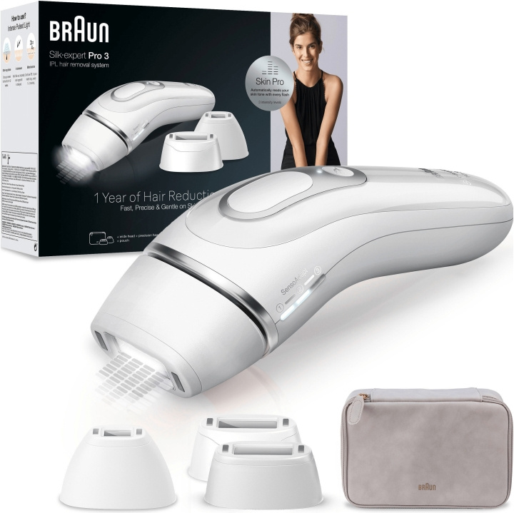 Braun IPL Silk Expert Pro 3 PL3230 IPL-laite ryhmässä KAUNEUS JA TERVEYS / Hiukset &Stailaus / Karvanpoisto / IPL ja laaseri @ TP E-commerce Nordic AB (C68595)