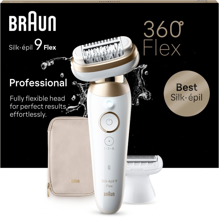 Braun Silk Epil 9 Flex 3D 9-041 epilaattori ryhmässä KAUNEUS JA TERVEYS / Hiukset &Stailaus / Karvanpoisto / Epilaattorit @ TP E-commerce Nordic AB (C68601)