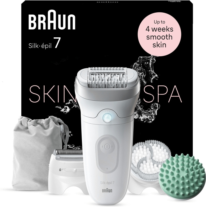 Braun Silk Epil 7 SkinSpa 7-081 epilaattori ryhmässä KAUNEUS JA TERVEYS / Hiukset &Stailaus / Karvanpoisto / Epilaattorit @ TP E-commerce Nordic AB (C68605)