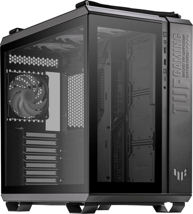 ASUS TUF Gaming GT502 PLUS TG ARGB ATX-kotelo ikkunalla, musta ryhmässä TIETOKOONET & TARVIKKEET / Tietokoneen komponentit / Asennuspohja @ TP E-commerce Nordic AB (C68607)