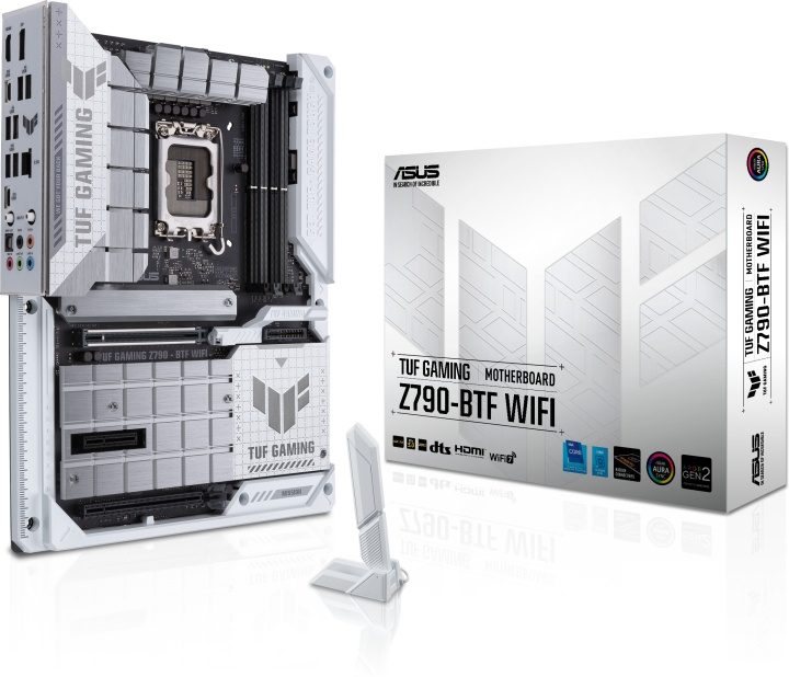 ASUS TUF GAMING Z790-BTF WIFI ATX -emolevy ryhmässä TIETOKOONET & TARVIKKEET / Tietokoneen komponentit / Emolevyt @ TP E-commerce Nordic AB (C68623)