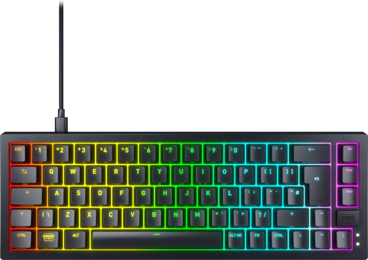 Xtrfy K5V2 RGB Compact 65% -mekaaninen pelinäppäimistö, musta ryhmässä TIETOKOONET & TARVIKKEET / GAMING / Näppäimistöt @ TP E-commerce Nordic AB (C68768)