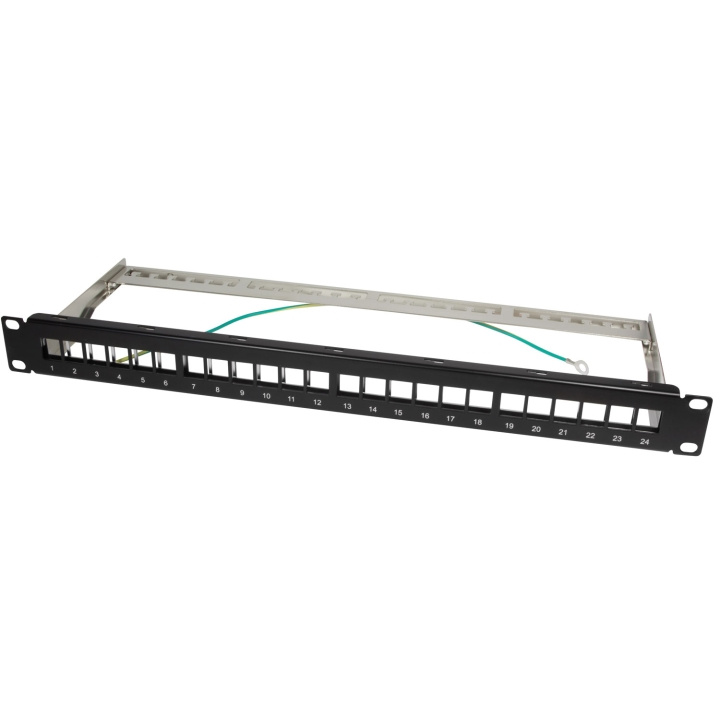 LogiLink Patchpanel för 24st Keystone-uttag för 19