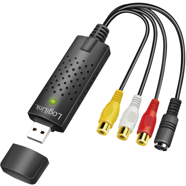 LogiLink USB 2.0 Audio/Video-grabber RCA + SVHS ryhmässä KODINELEKTRONIIKKA / Ääni & Kuva / TV & Tarvikkeet / Digitalisoi VHS @ TP E-commerce Nordic AB (C68809)