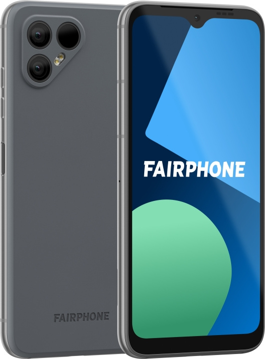 Fairphone 4 5G -puhelin, 128/6 Gt, harmaa ryhmässä ÄLYPUHELIMET JA TABLETIT / Kännykät & smartphones @ TP E-commerce Nordic AB (C69019)