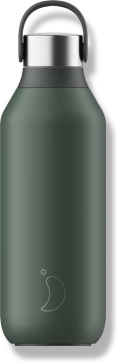 Chilly\'s Bottles Chilly\'s Serie 2 termos-juomapullo, Pine Green, 500 ml ryhmässä URHEILU, VAPAA-AIKA JA HARRASTUS / Ulkoilu / Termos- ja vesipullot @ TP E-commerce Nordic AB (C69048)