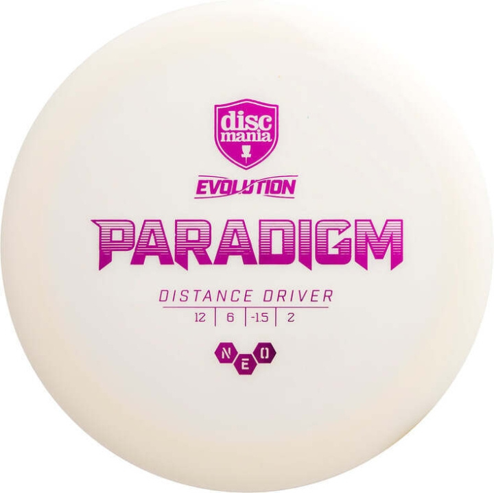 Discmania Evolution Neo Paradigm -draiveri, valkoinen ryhmässä URHEILU, VAPAA-AIKA JA HARRASTUS / Urheiluvälineet / Frisbee golf @ TP E-commerce Nordic AB (C69081)