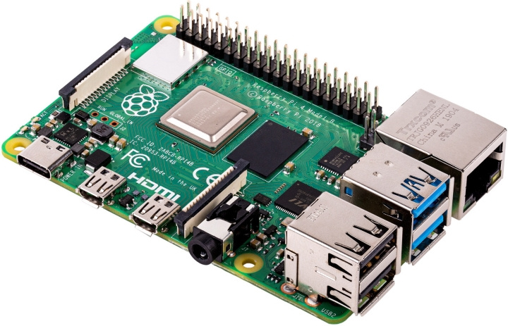 Raspberry Pi 4 model B 1 Gt - yhden piirilevyn tietokone ryhmässä TIETOKOONET & TARVIKKEET / Tietokoneen komponentit / Raspberry Pi @ TP E-commerce Nordic AB (C69107)