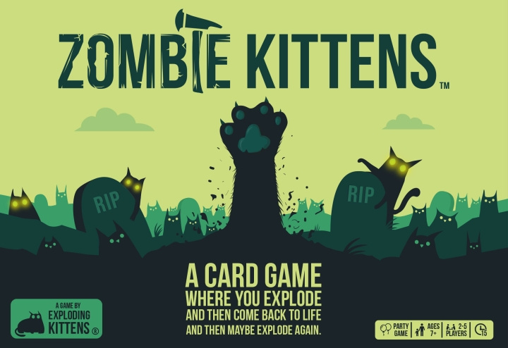 Exploding Kittens Zombie Kittens Nordic - korttipeli ryhmässä LELUT, TUOTTEET LAPSILLE JA VAUVOILLE / Leikkikalut, Askartelu &Pelit / Seurapelit / Perhepelit @ TP E-commerce Nordic AB (C69120)