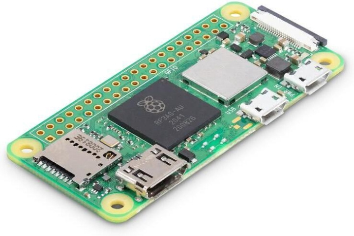 Raspberry Pi Zero 2W - yhden piirilevyn tietokone ryhmässä TIETOKOONET & TARVIKKEET / Tietokoneen komponentit / Raspberry Pi @ TP E-commerce Nordic AB (C69127)