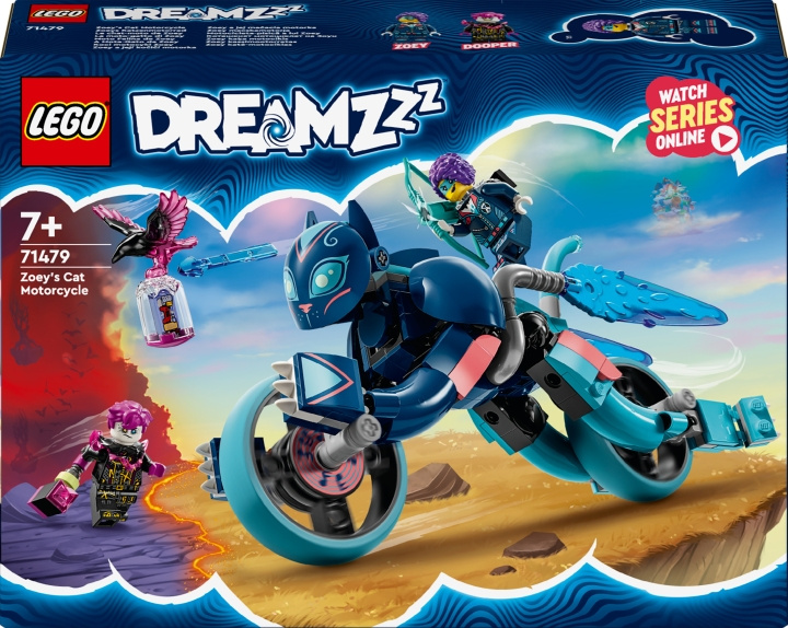 LEGO DREAMZzz 71479 - Zoeyn kissamoottoripyörä ryhmässä LELUT, TUOTTEET LAPSILLE JA VAUVOILLE / Leikkikalut, Askartelu &Pelit / Rakennuslelut / Lego @ TP E-commerce Nordic AB (C69233)