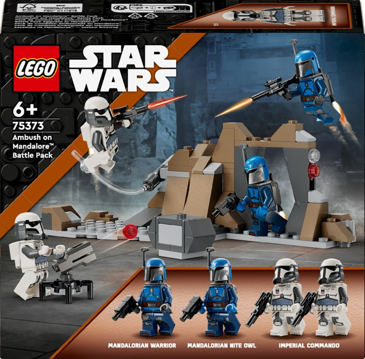 LEGO Star Wars 75373 - Väijytys Mandalorella – taistelupakkaus ryhmässä LELUT, TUOTTEET LAPSILLE JA VAUVOILLE / Leikkikalut, Askartelu &Pelit / Rakennuslelut / Lego @ TP E-commerce Nordic AB (C69251)