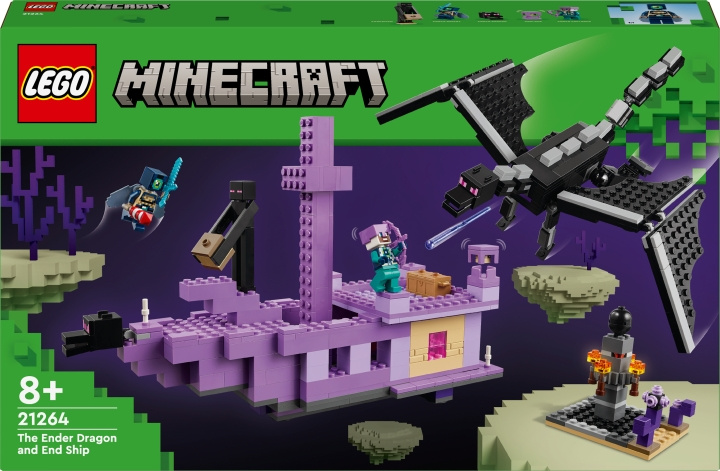 LEGO Minecraft 21264 - Äärilisko ja Äären alus ryhmässä LELUT, TUOTTEET LAPSILLE JA VAUVOILLE / Leikkikalut, Askartelu &Pelit / Rakennuslelut / Lego @ TP E-commerce Nordic AB (C69254)