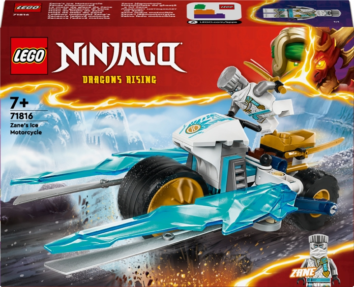 LEGO Ninjago 71816 - Zanen jäämoottoripyörä ryhmässä LELUT, TUOTTEET LAPSILLE JA VAUVOILLE / Leikkikalut, Askartelu &Pelit / Rakennuslelut / Lego @ TP E-commerce Nordic AB (C69255)